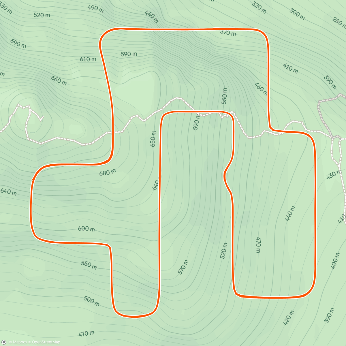 Map of the activity, Zwift - Glasgow Crit Circuit in Scotland