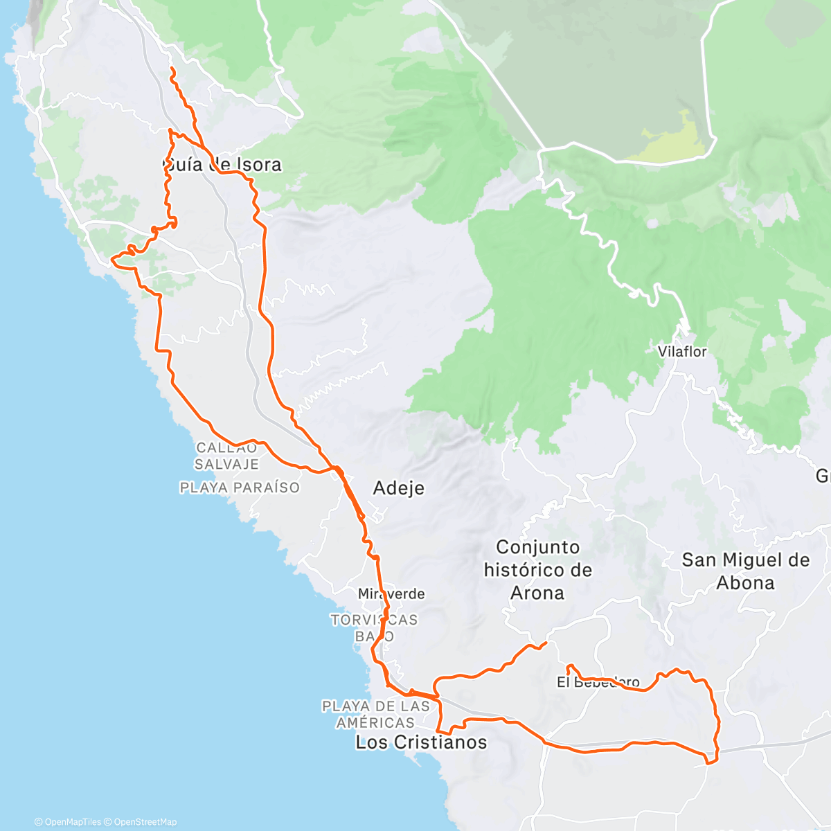 Map of the activity, un ratito🚲