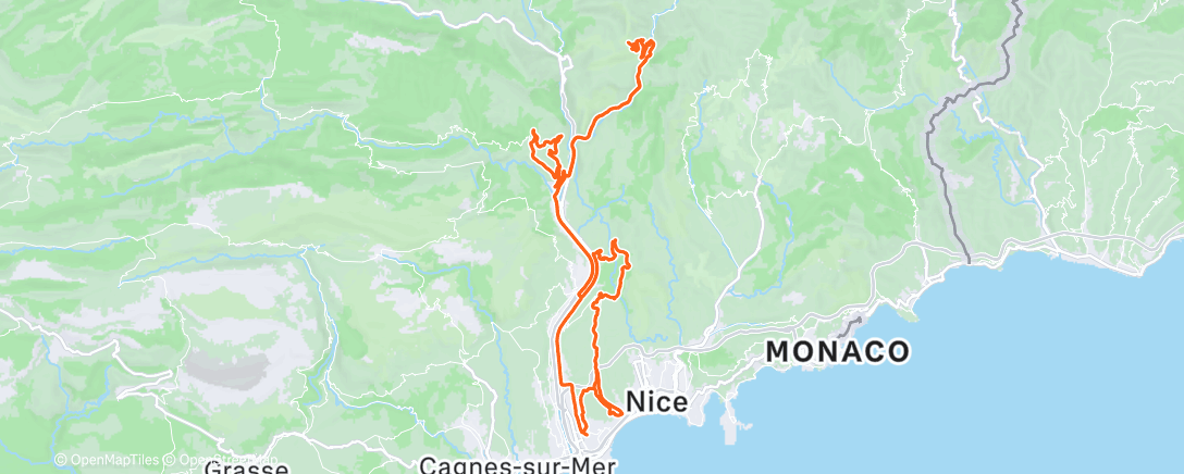 Carte de l'activité Morning Ride