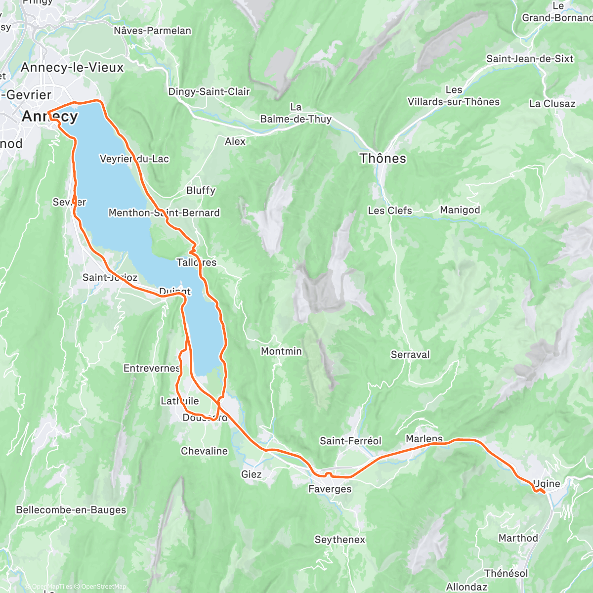 Map of the activity, 🥶🥶🥶 sur l’échelle du 🥶