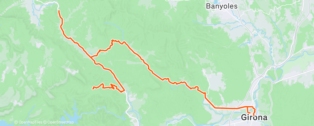 Map of the activity, Middagrit