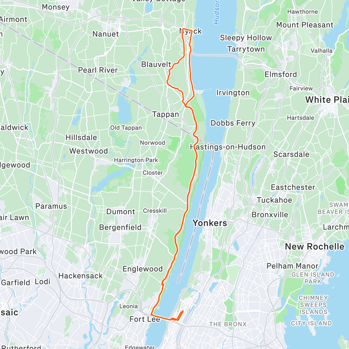 Map of the activity, 🧱🥶🚴‍♂️