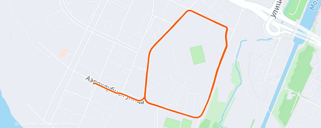 Map of the activity, Восстановление 10 км