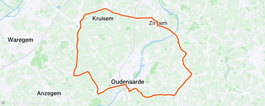 Map of the activity, Aalbeke D-1