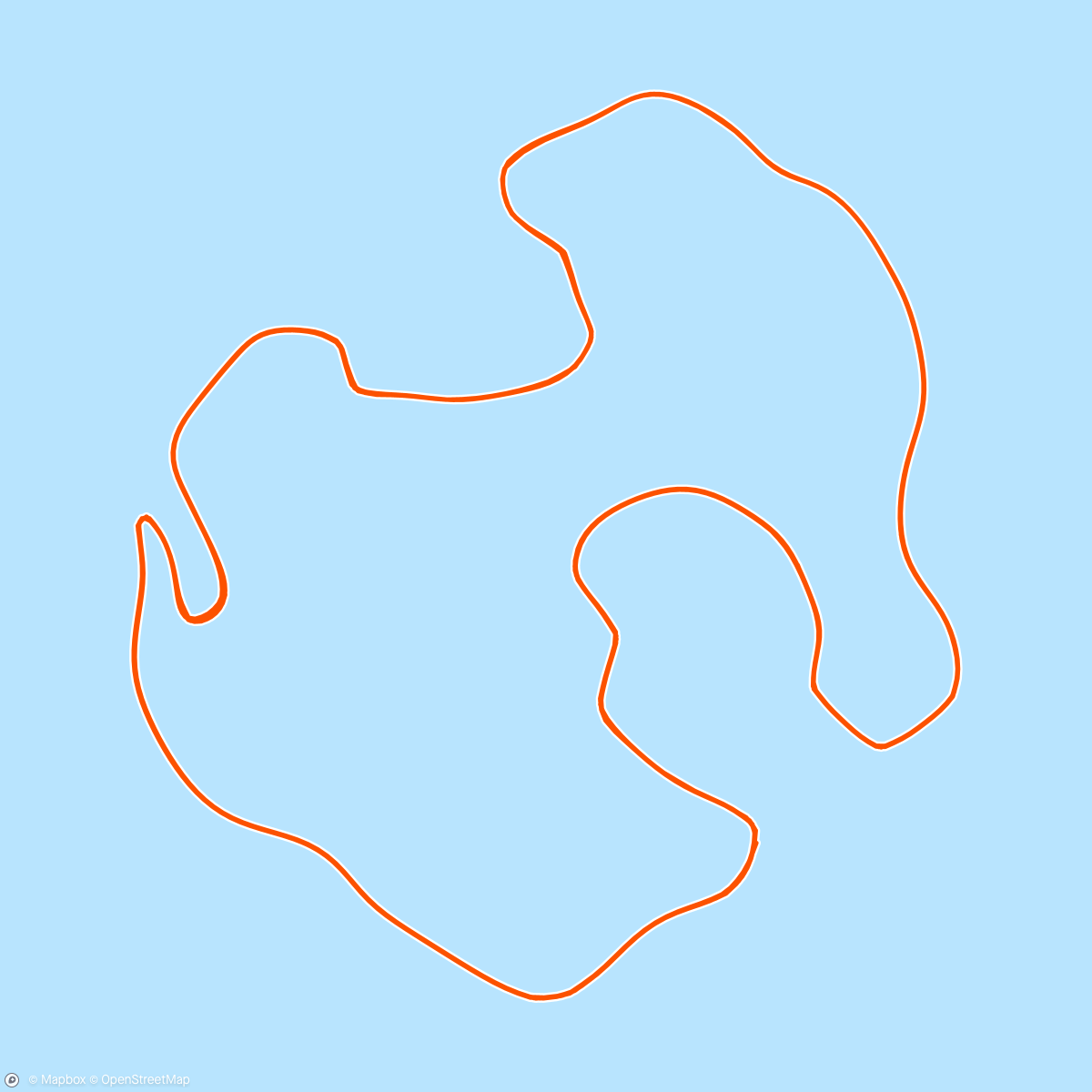 Carte de l'activité Zwift - Pacer Group Ride: Volcano Circuit in Watopia with Maria