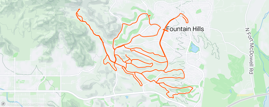 Mapa de la actividad (Group Ride in the Hills)
