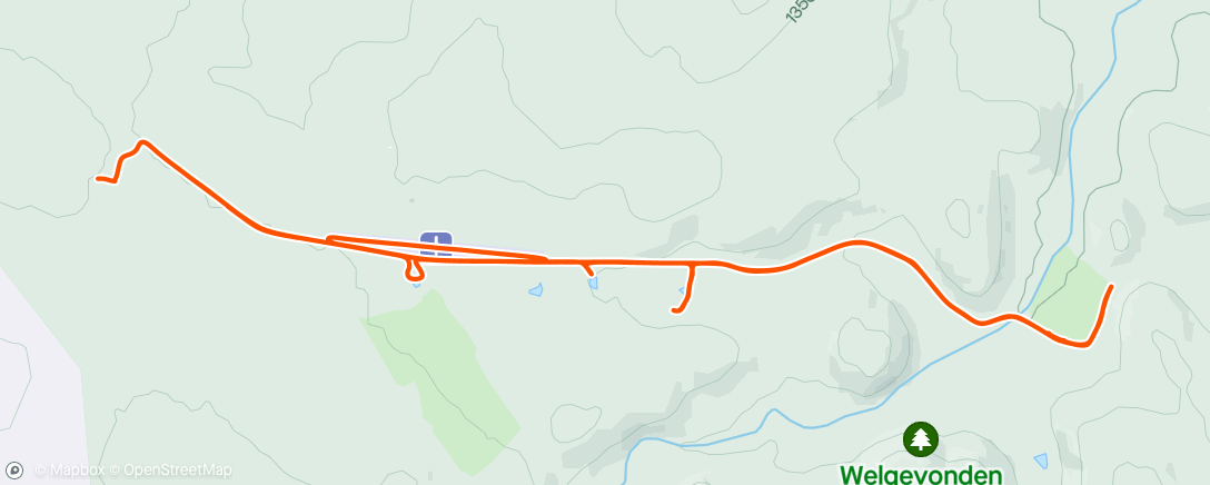 Map of the activity, Afternoon Safari drive