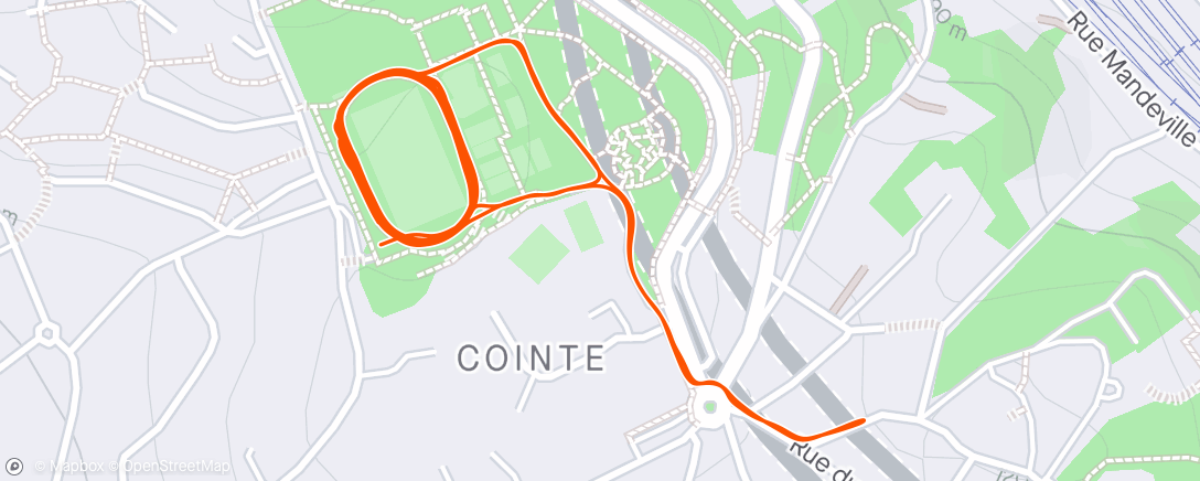Map of the activity, RiL - Cointe