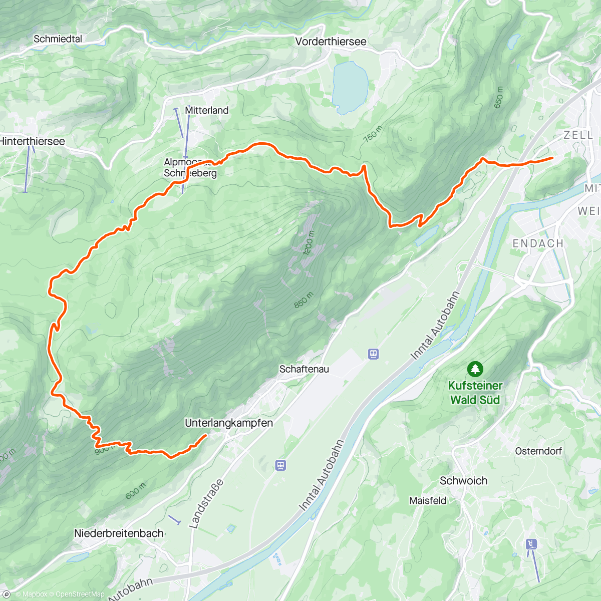 Karte der Aktivität „Trailcamp Tag 3: Innberge”