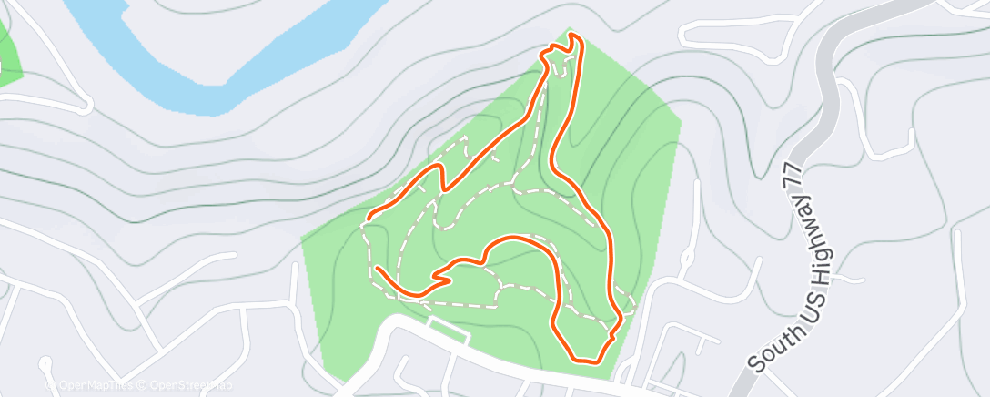 Map of the activity, Family Course Sweep