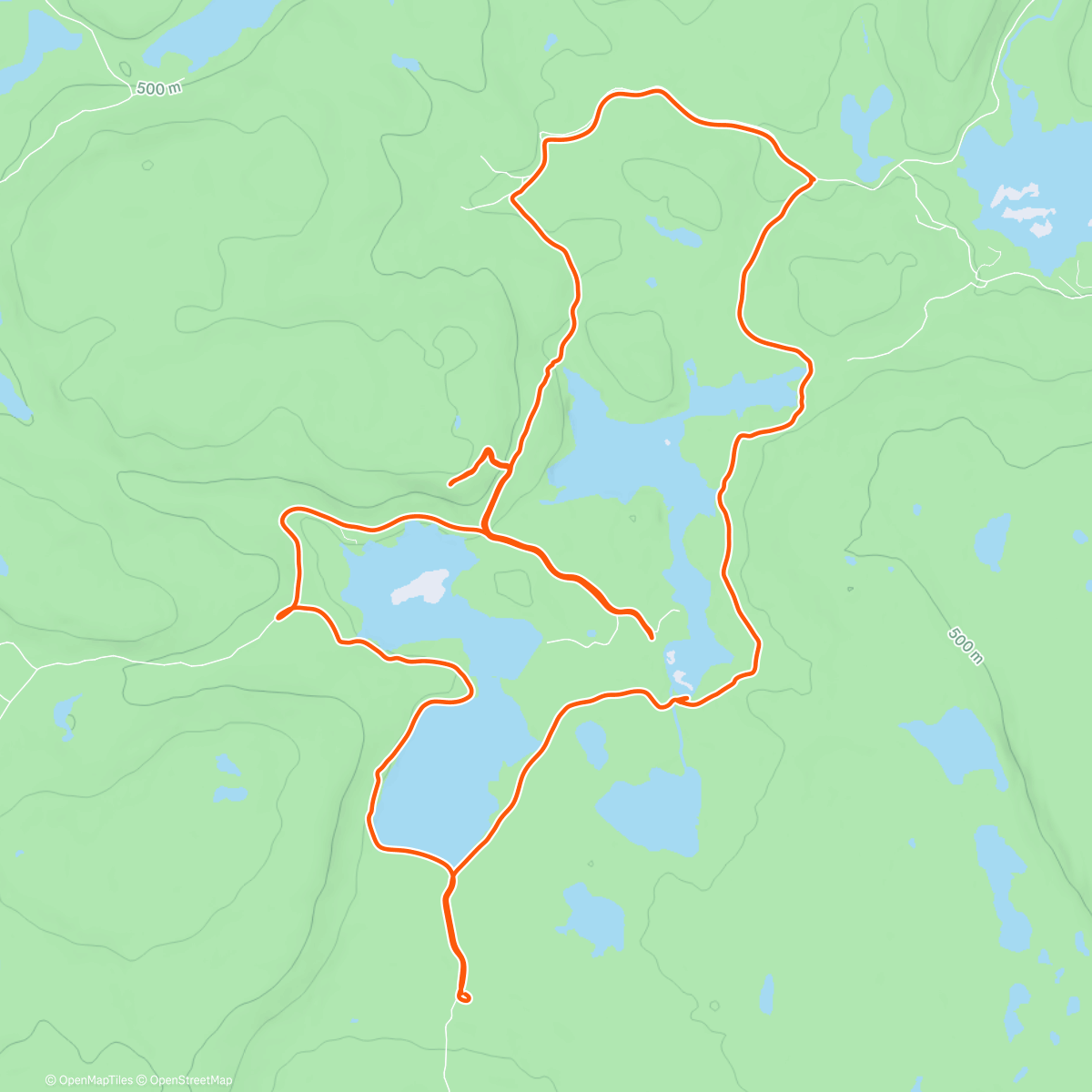 Map of the activity, MarkaMorgen inkl. Black Harbor 🏴‍☠️ og Kampenhaug 🌅