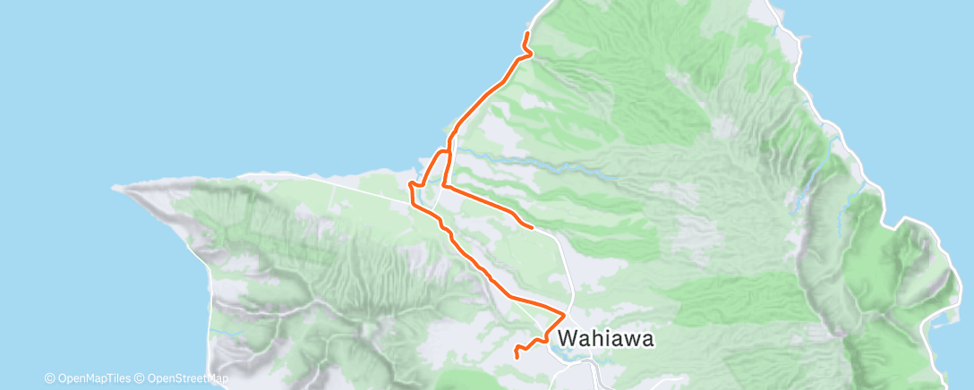 Map of the activity, Morning Ride