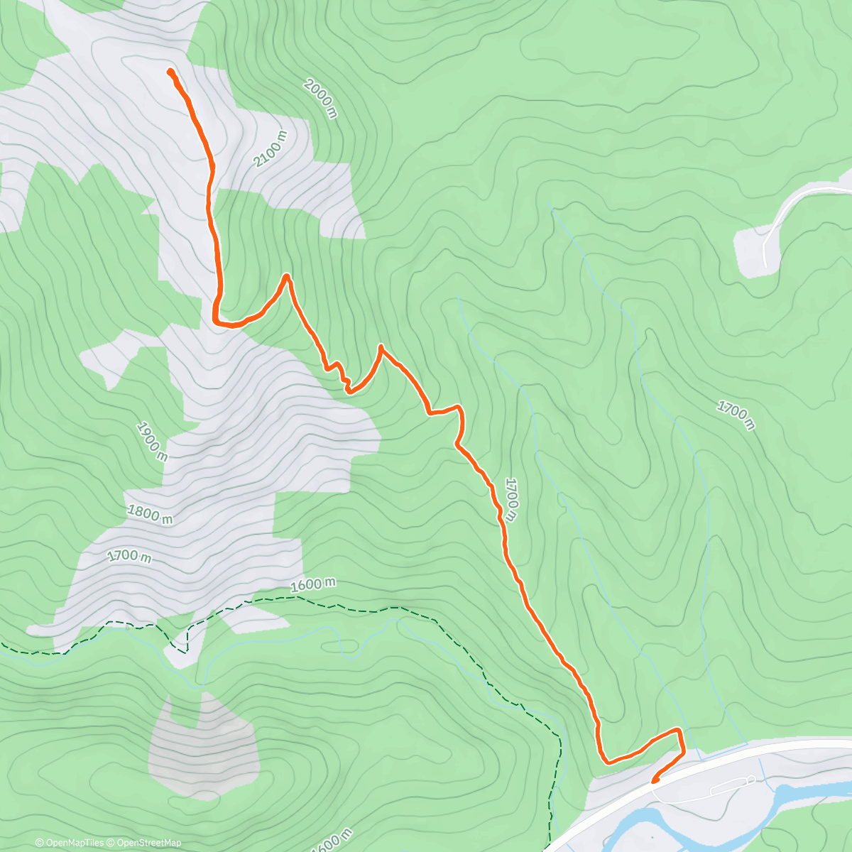 Map of the activity, Prairie Mountain O&B x2 w/Jody & Dave
