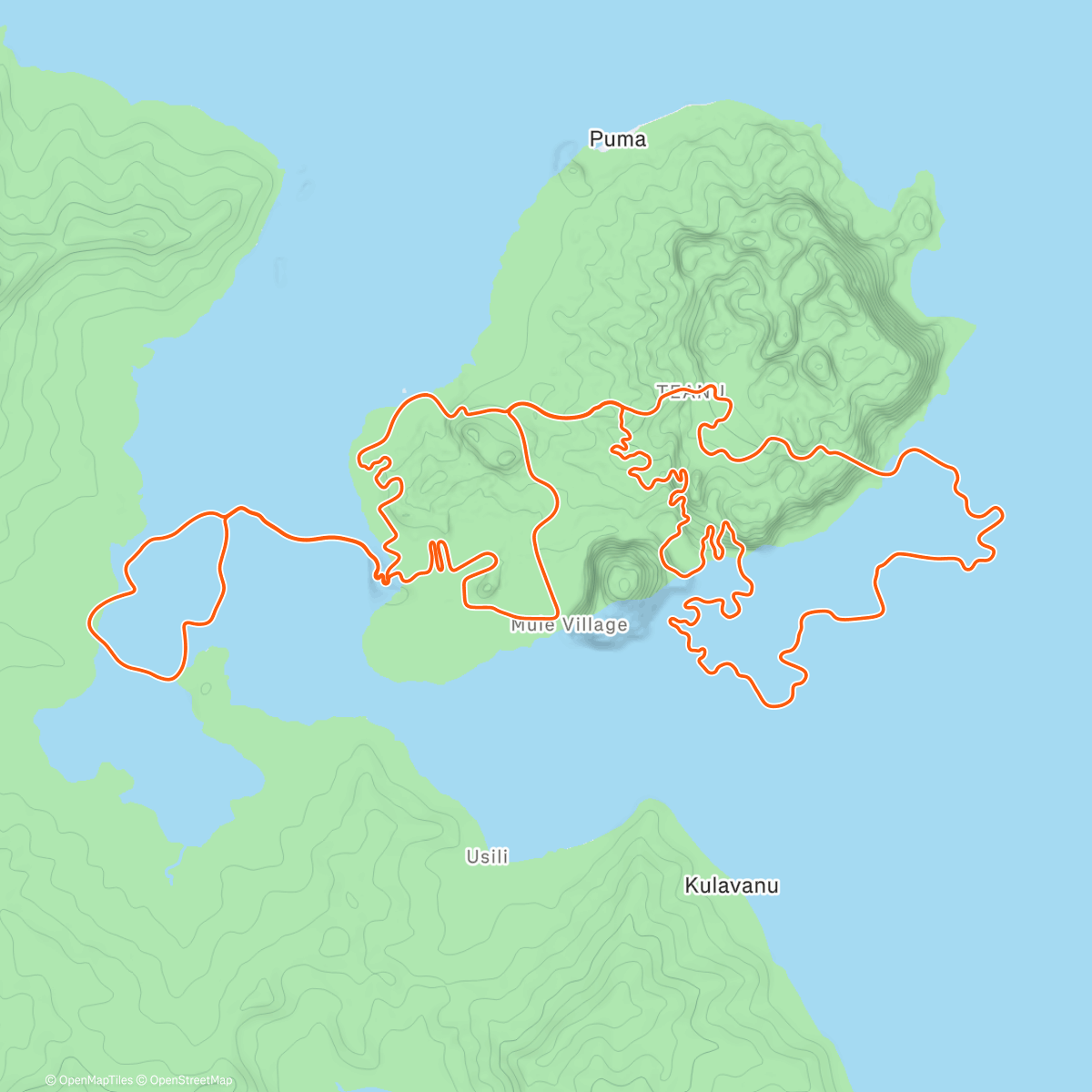 Map of the activity, Zwift - Watts of the Wild in Watopia