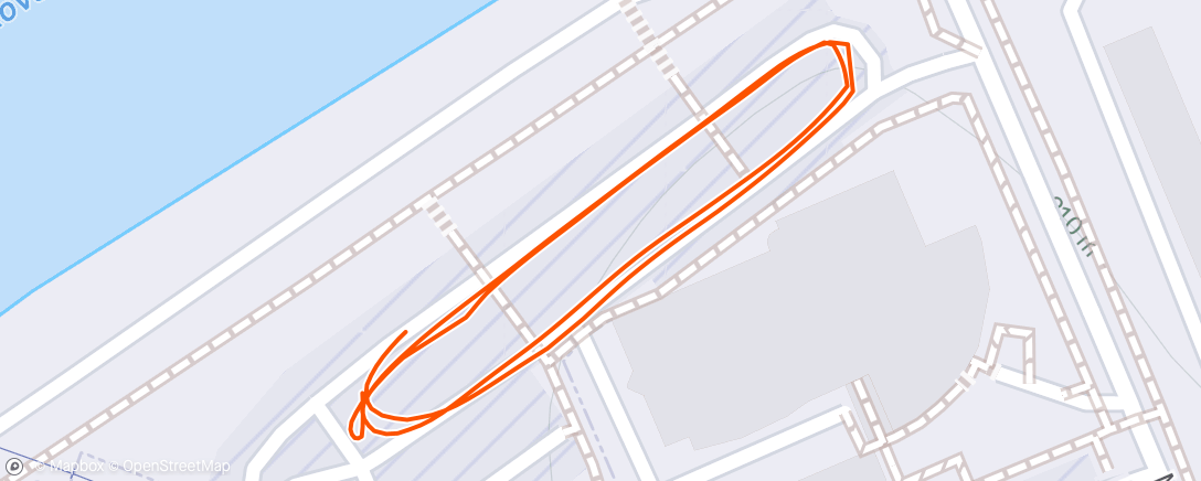 Map of the activity, Morning Run