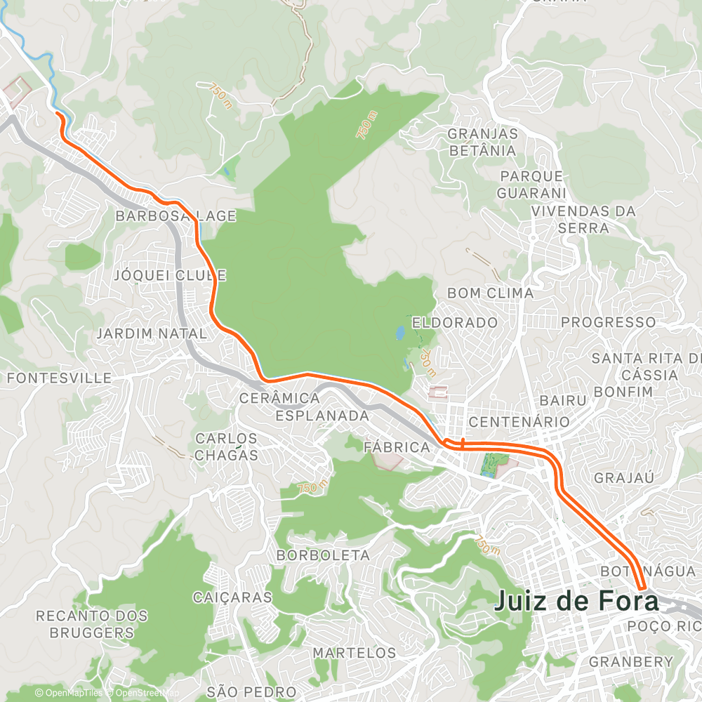 Map of the activity