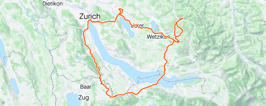 Map of the activity, Zerst bis in Hochnäbel und denn mit em Brudi eimal ume🤗