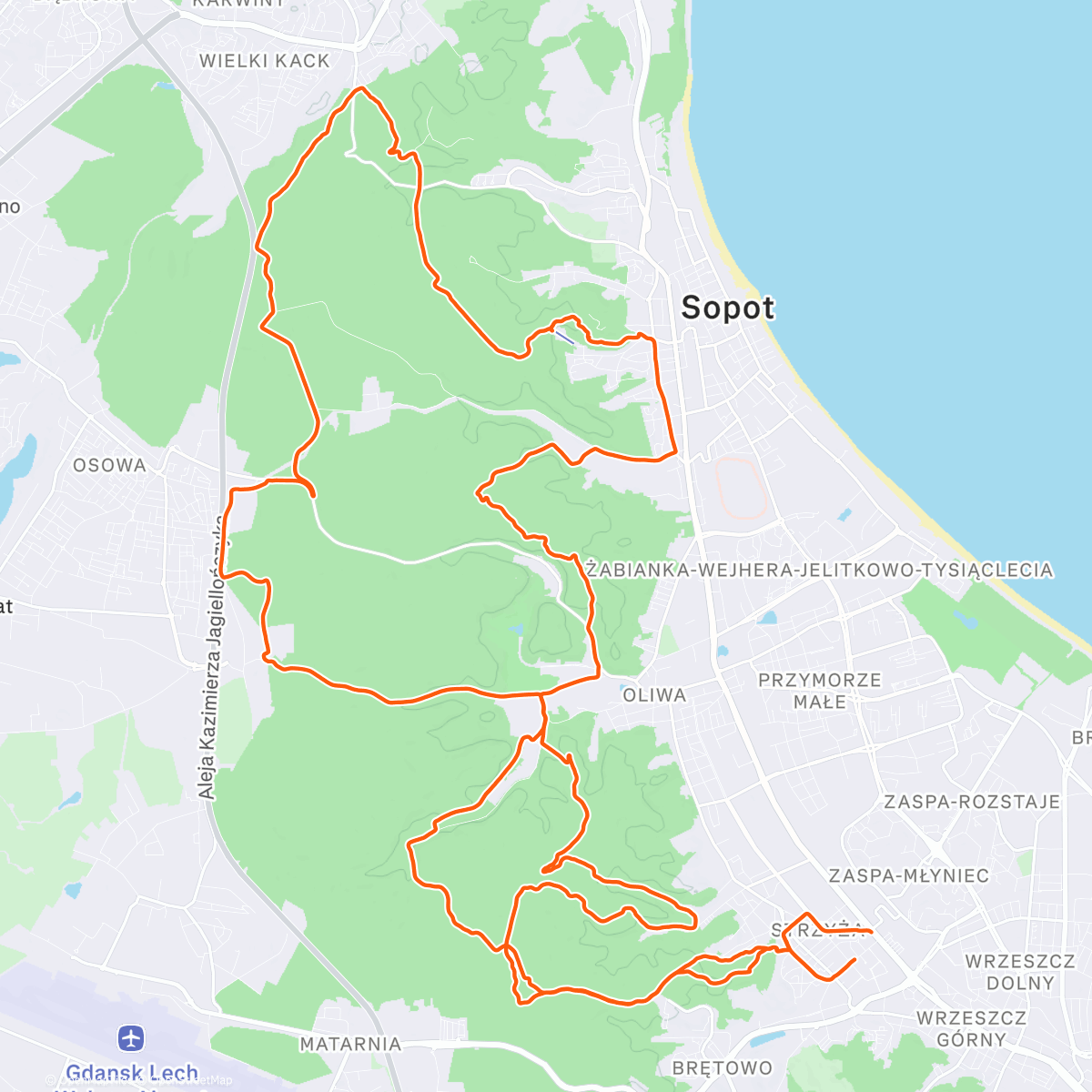 Карта физической активности (A mówili że już nie da się jeździć)