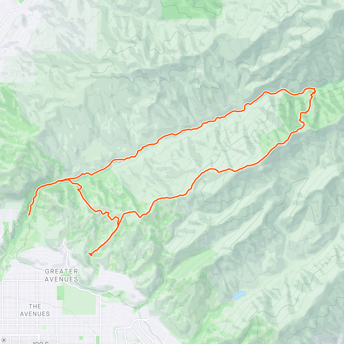 Mapa da atividade, Black dog on Black Mountain