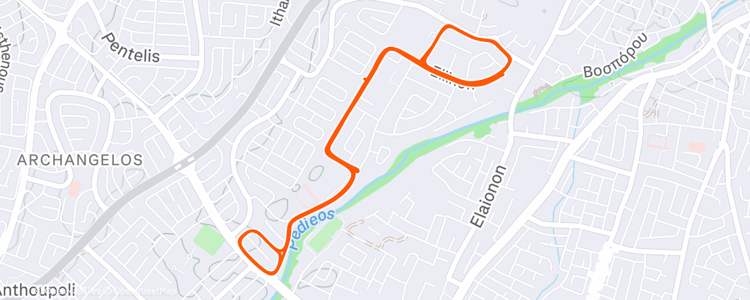 Map of the activity, Πρωινό τεμπάκι