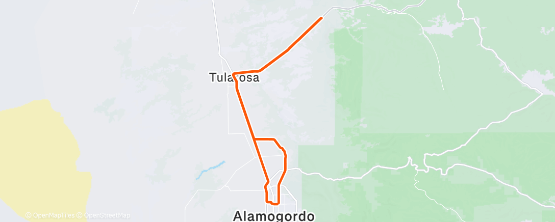 Карта физической активности (Afternoon Ride)