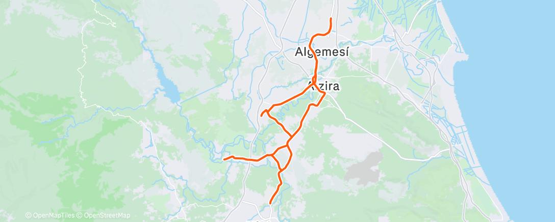 Карта физической активности (• Evitant l’aigua 💦)