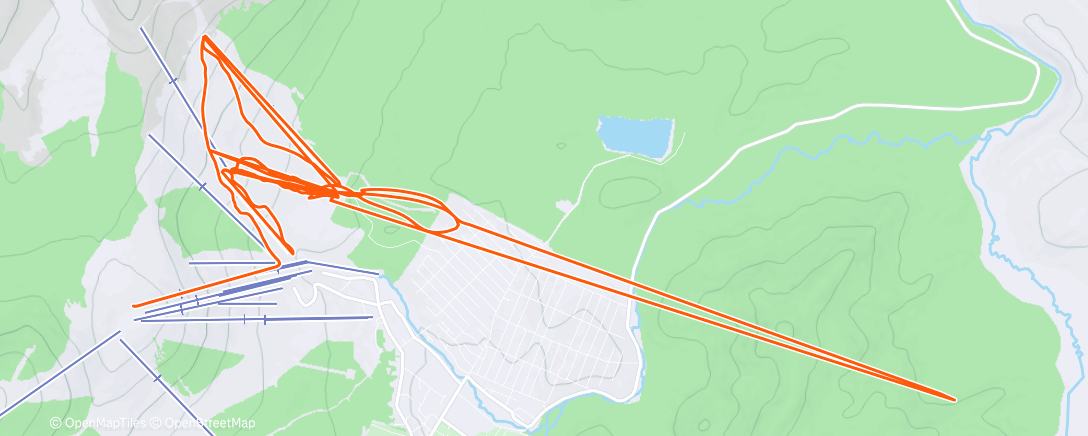 Mappa dell'attività Lunch Alpine Ski