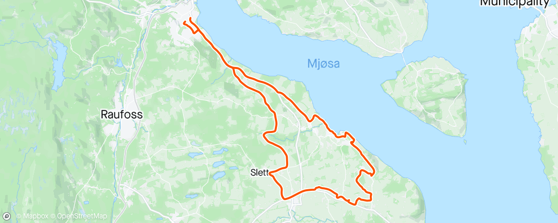 Map of the activity, Rolig gravel