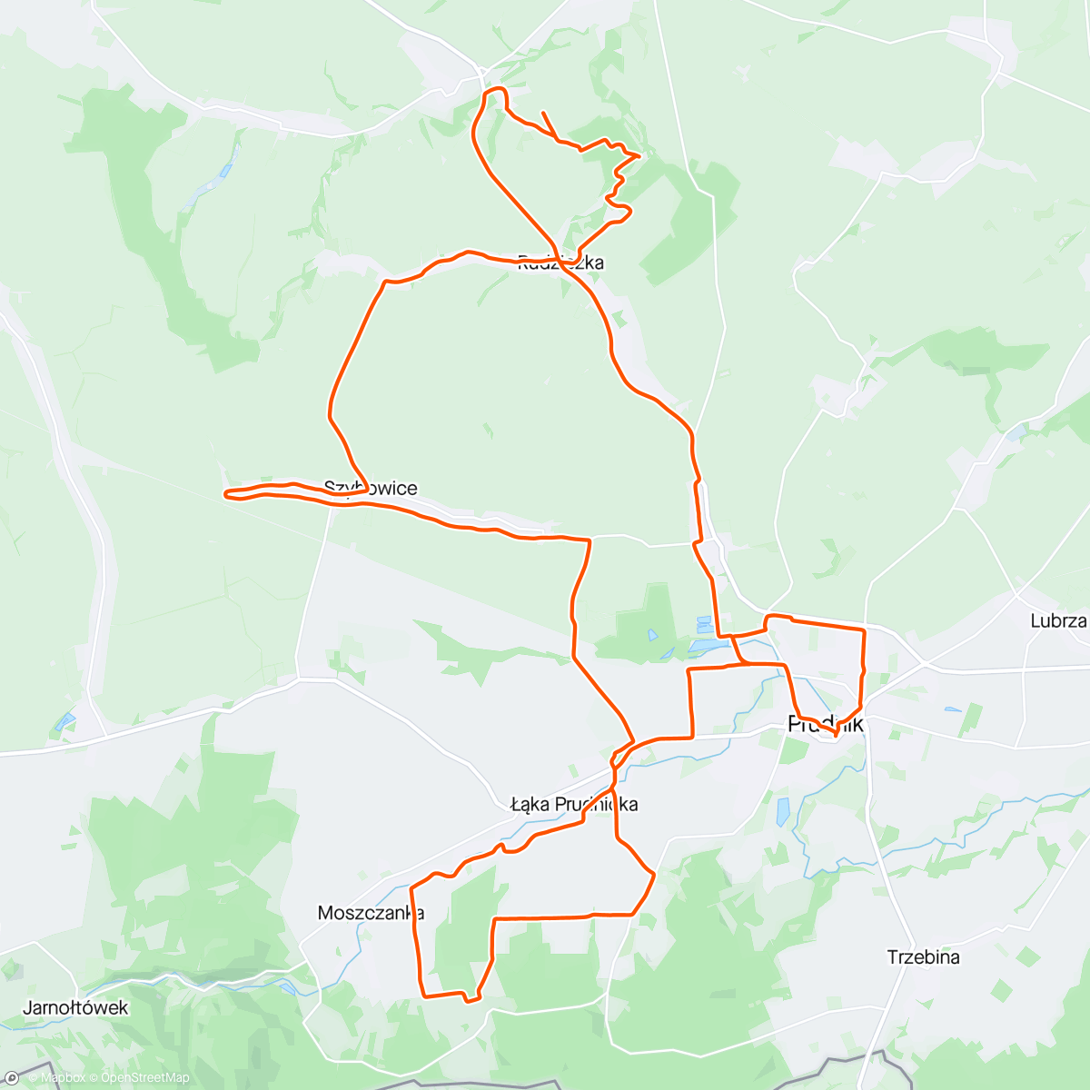 Map of the activity, Lekko zimno Morning Gravel Ride 🥶🚲