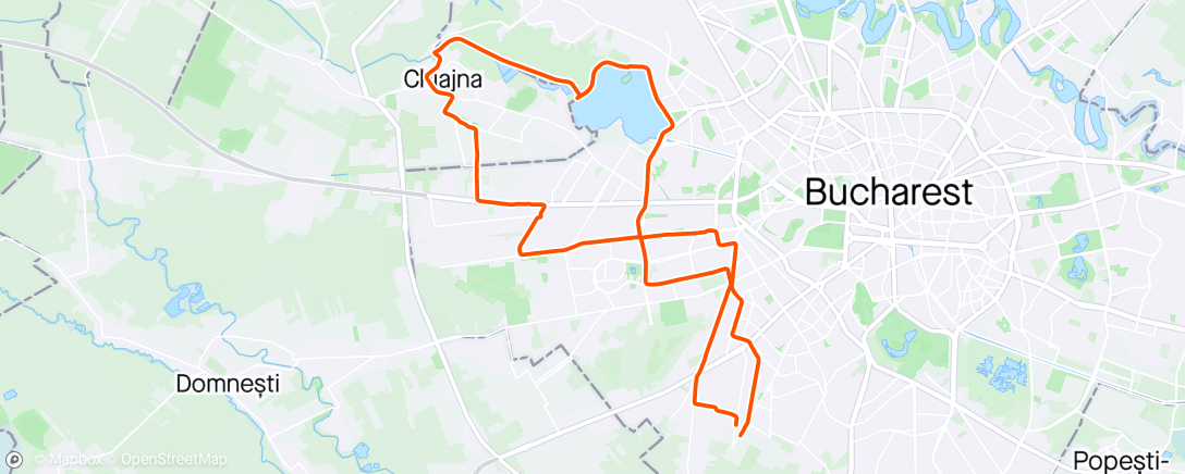 Map of the activity, Bike 1 🚴