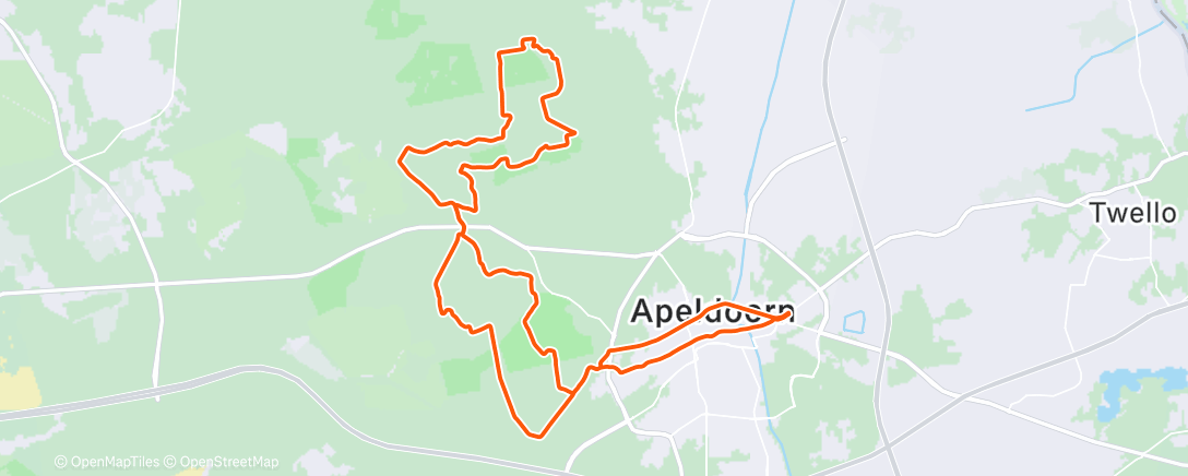 Карта физической активности (Bar End | Voorrijden. Thuisblijvers hadden ongelijk. ☀️☀️🚴‍♀️)