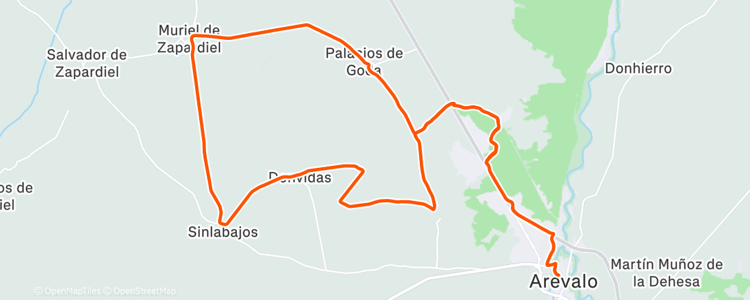 Карта физической активности (Lunch Ride)