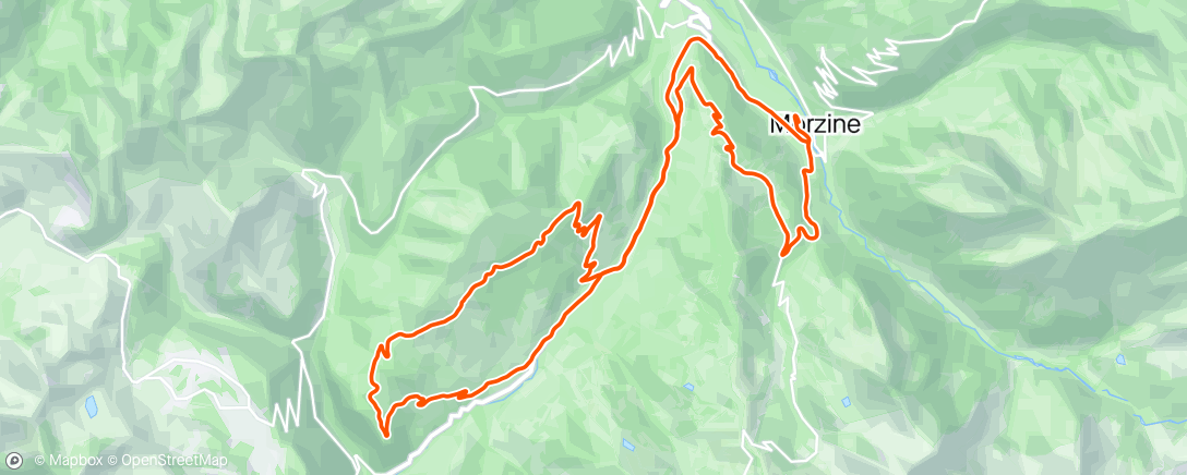 Map of the activity, Road and gravel one