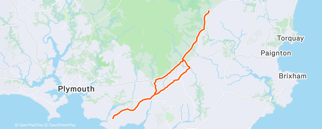 Map of the activity, Morning Ride