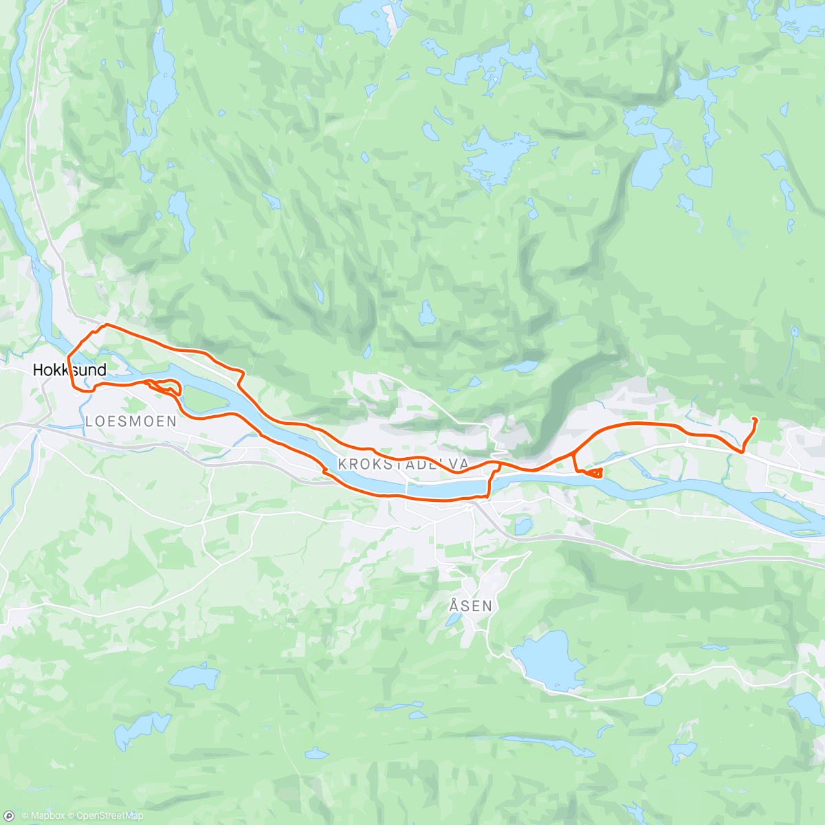 Map of the activity, Rolig rull