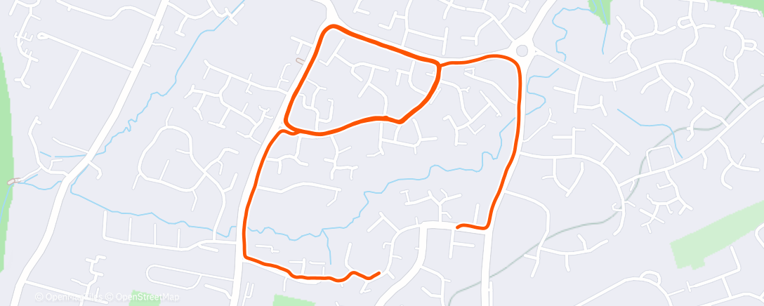 Map of the activity, Over/unders km repeats