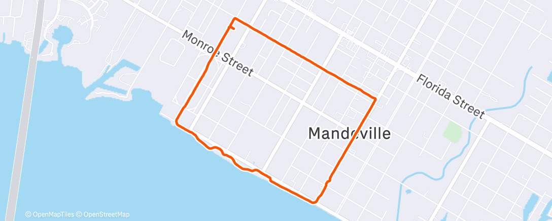 Mapa de la actividad (Morning Walk)