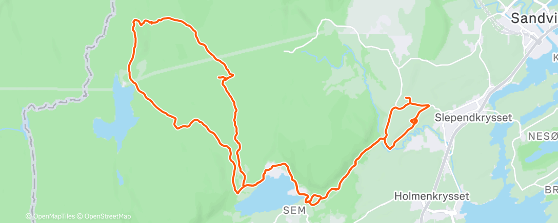 Map of the activity, Nydelig i marka 🌲