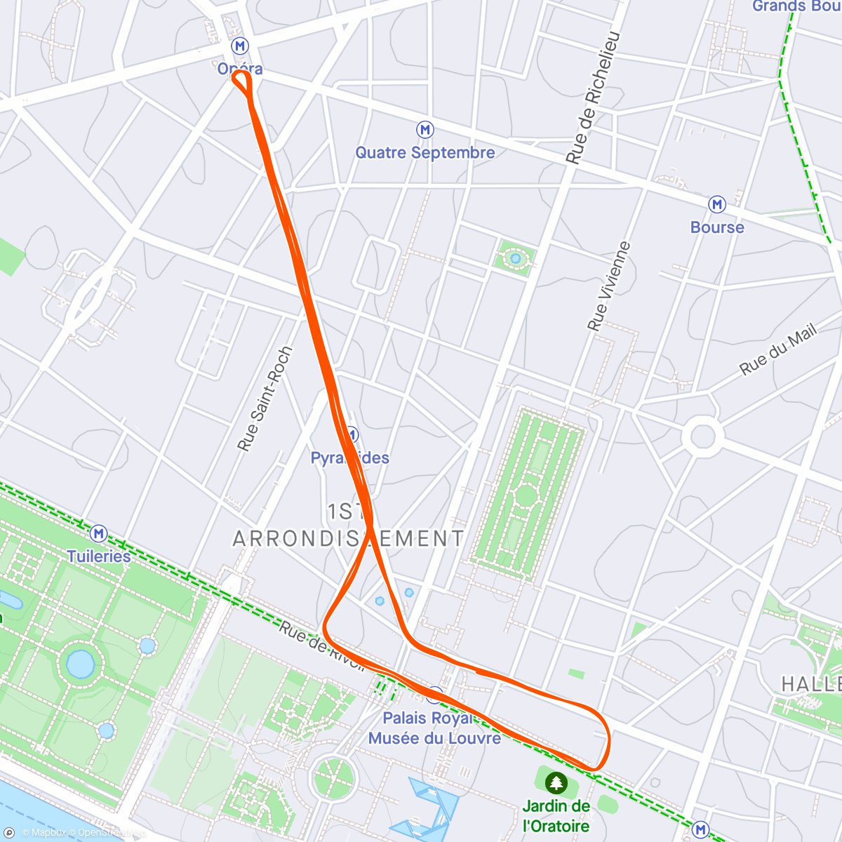 Map of the activity, 10k -28.59 Festival of Running in Paris
