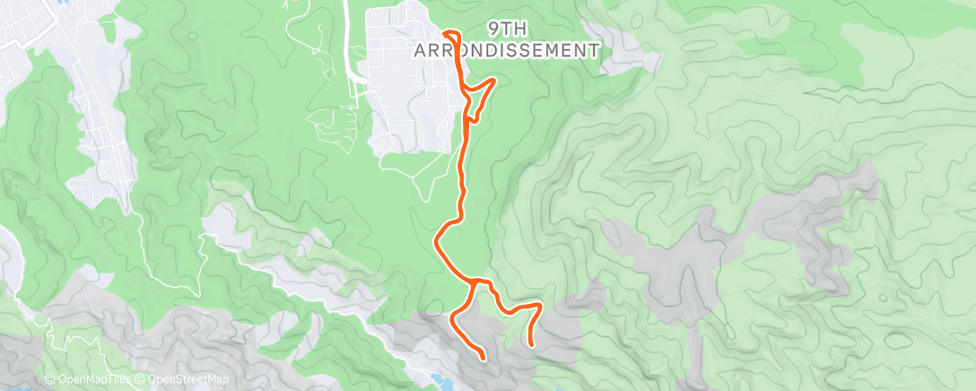 Map of the activity, Lunch run 🏃‍♀️🏃‍♂️