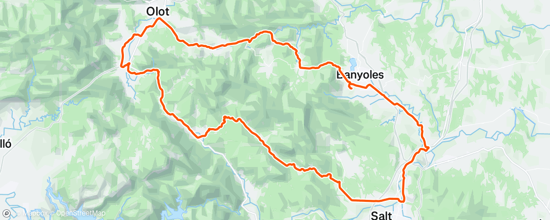 Mapa de la actividad (Morning Ride)