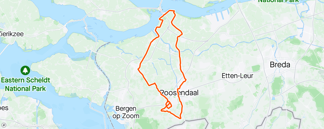 アクティビティ「Roosendaal 01-05-2024」の地図