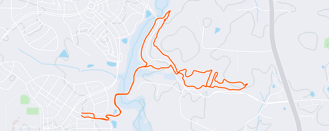 Map of the activity, Trail check