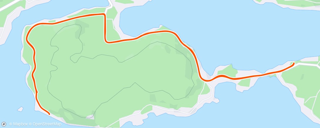Map of the activity, Recovery ride