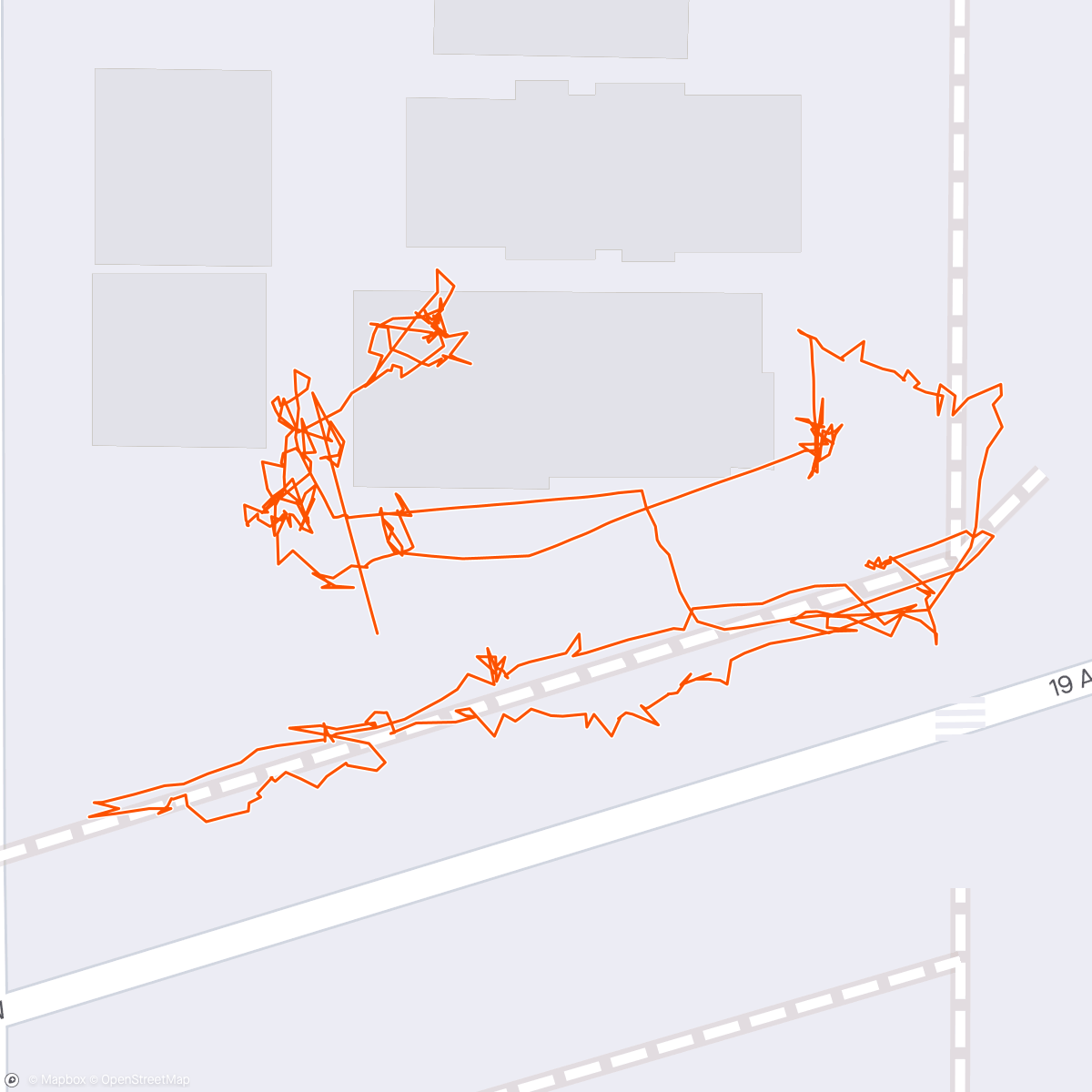Map of the activity, Shovel Club: S’no thanks Edition