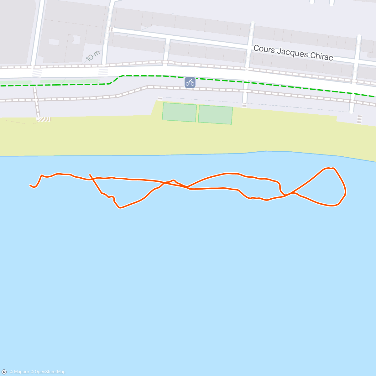 Map of the activity, Still water flow