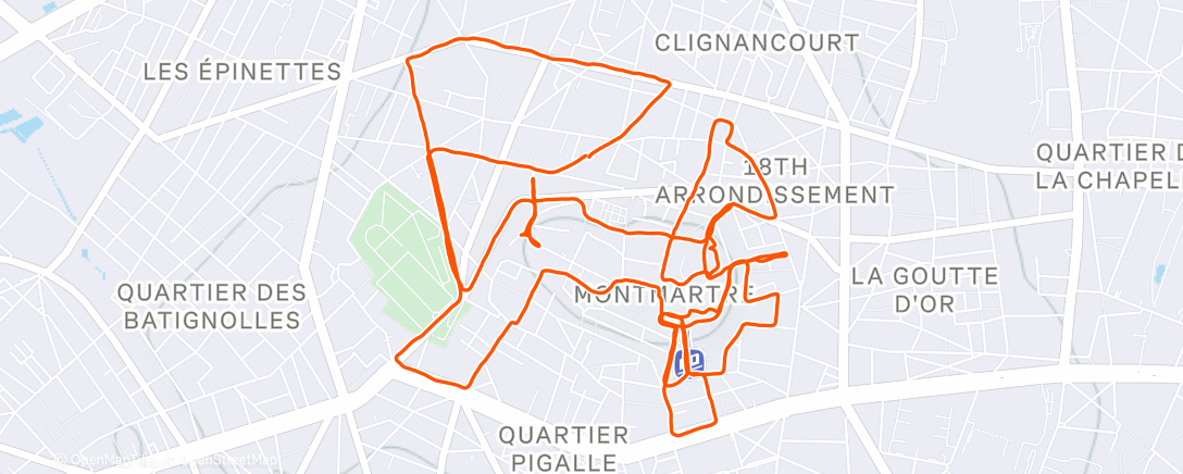 Map of the activity, S1 S1 - Lunch Break 🪜⛰️