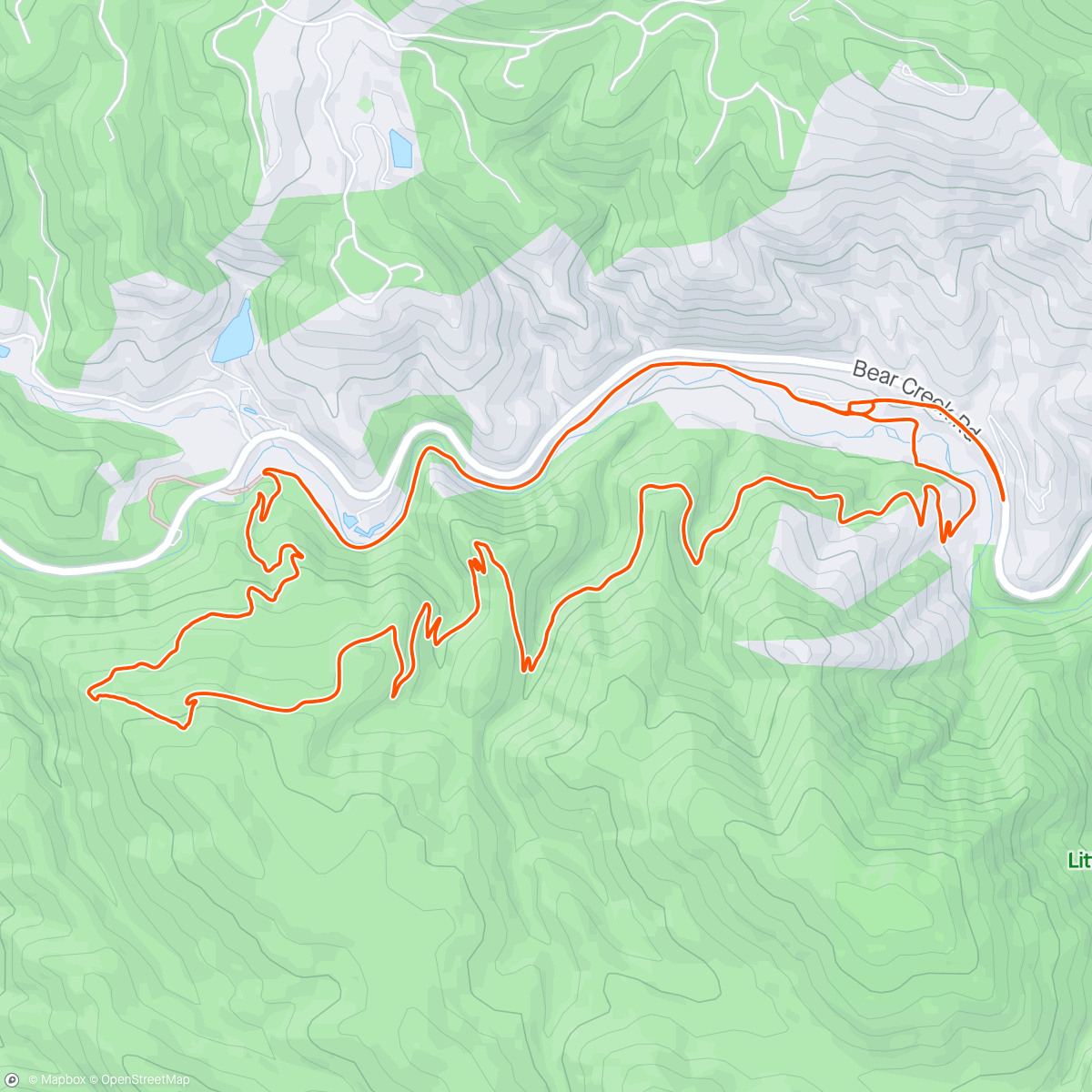 Карта физической активности (Rutabaga trail)