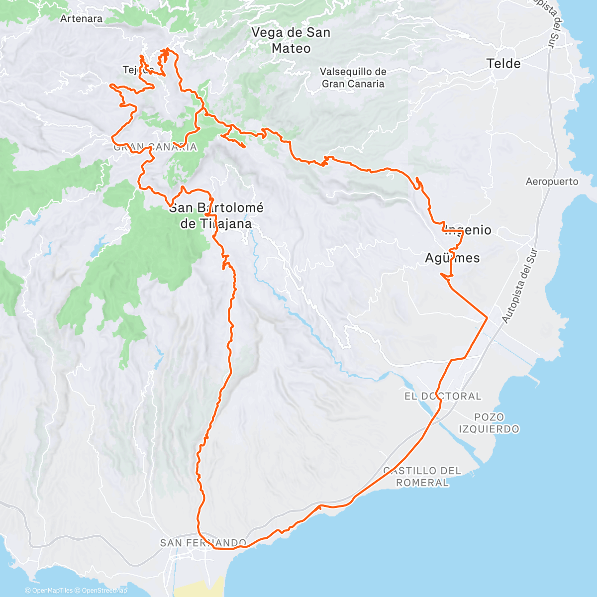 Map of the activity, GC25 #24