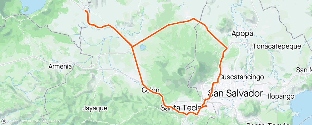 Map of the activity, Volcano Loop 🌋🔄 + km42